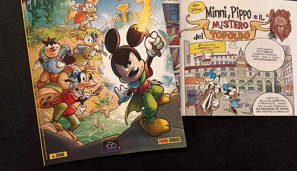 A Brescia arrivano Minni, Pippo e il mistero del Topoldo