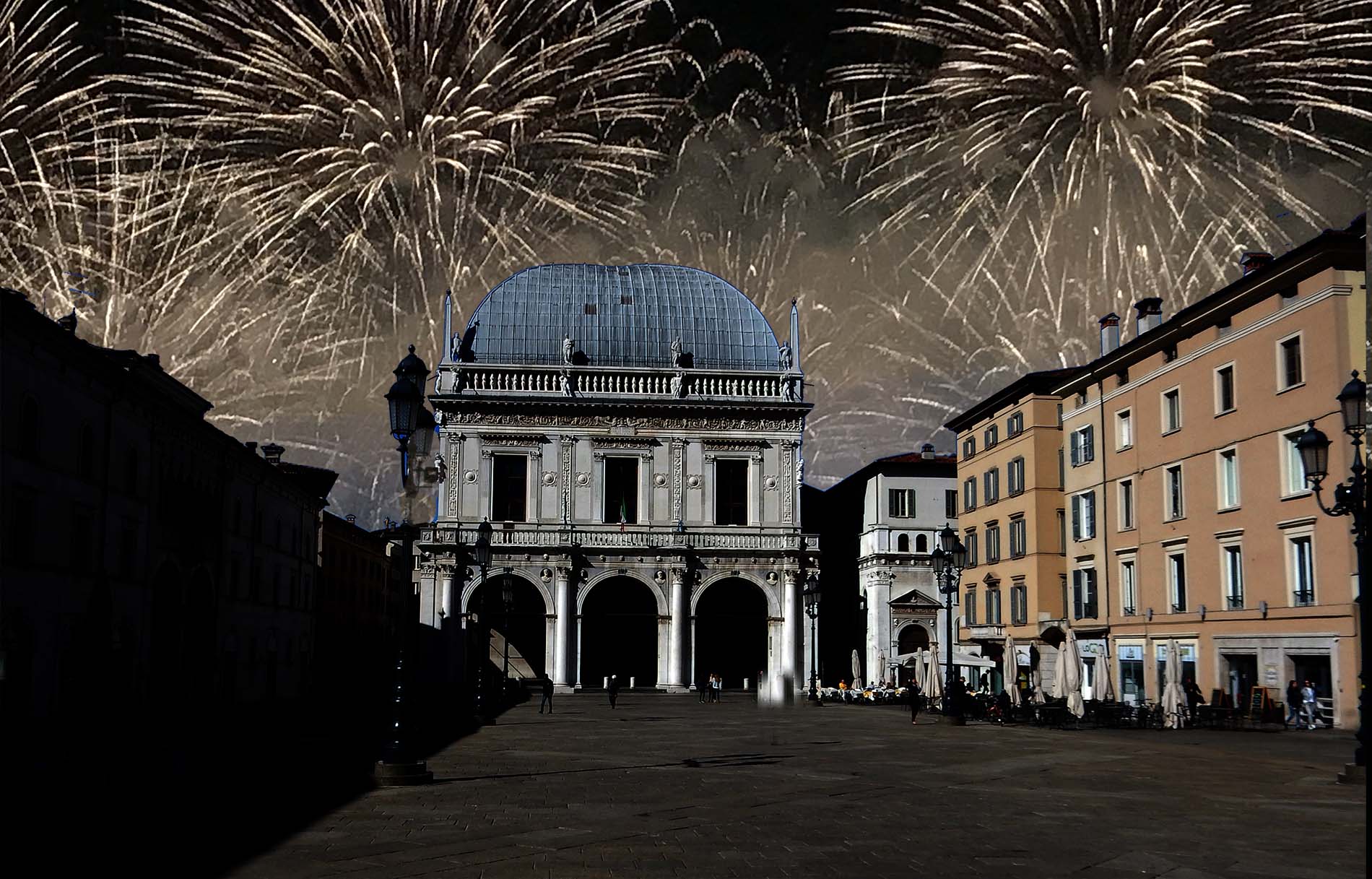 Capodanno al centro di Brescia