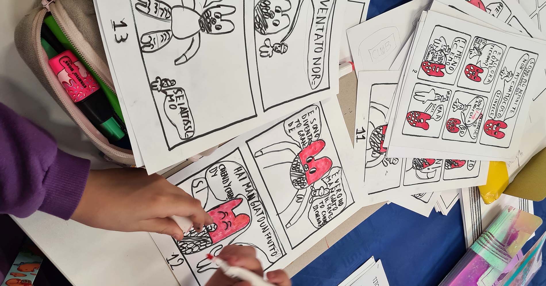 Laboratori estivi di fumetto al Cfapaz