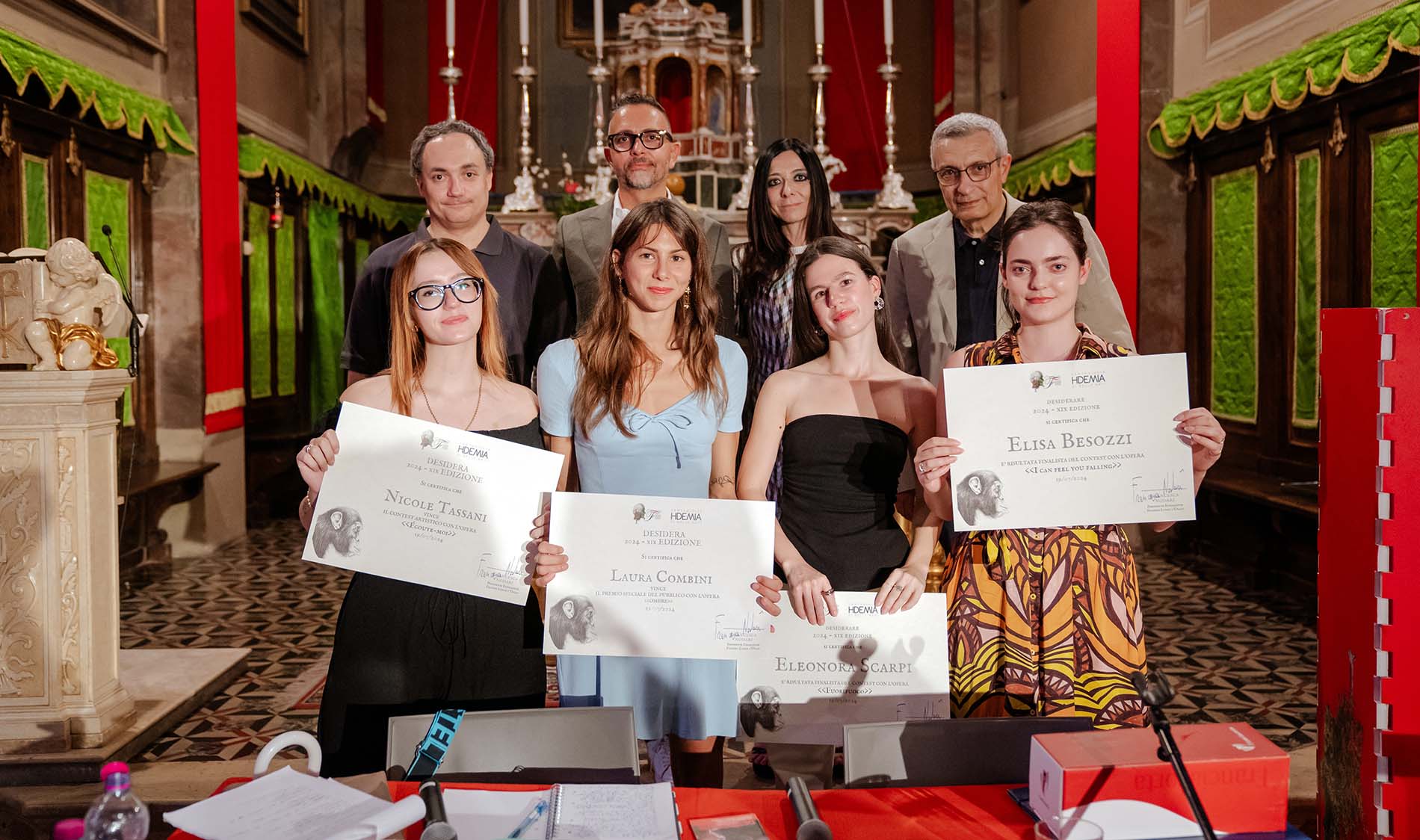 Le vincitrici del concorso artistico di filosofia e arte