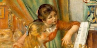 Lo charme della musica francese tra ‘800 e ‘900 jeunes-filles-au-piano-1892-pierre-auguste-renoir-reproductions-de-tableaux-a-la-peinture-lhuile