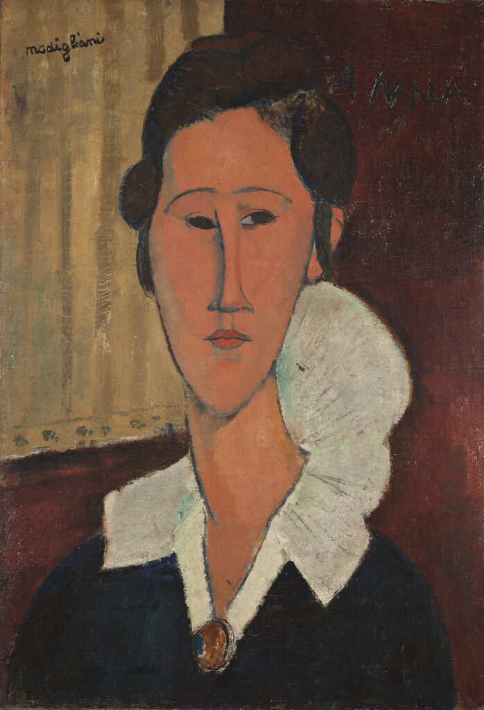 Amedeo Modigliani- Ritratto di Hanka Zborowska inv